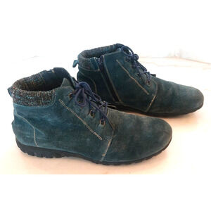 Propet Delaney Suede WFV002S‎ Women's Casual Boot SIZE 11 - BLUE
